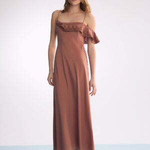atelier victoria's secret x altuzarra georgette draped ruffle dress