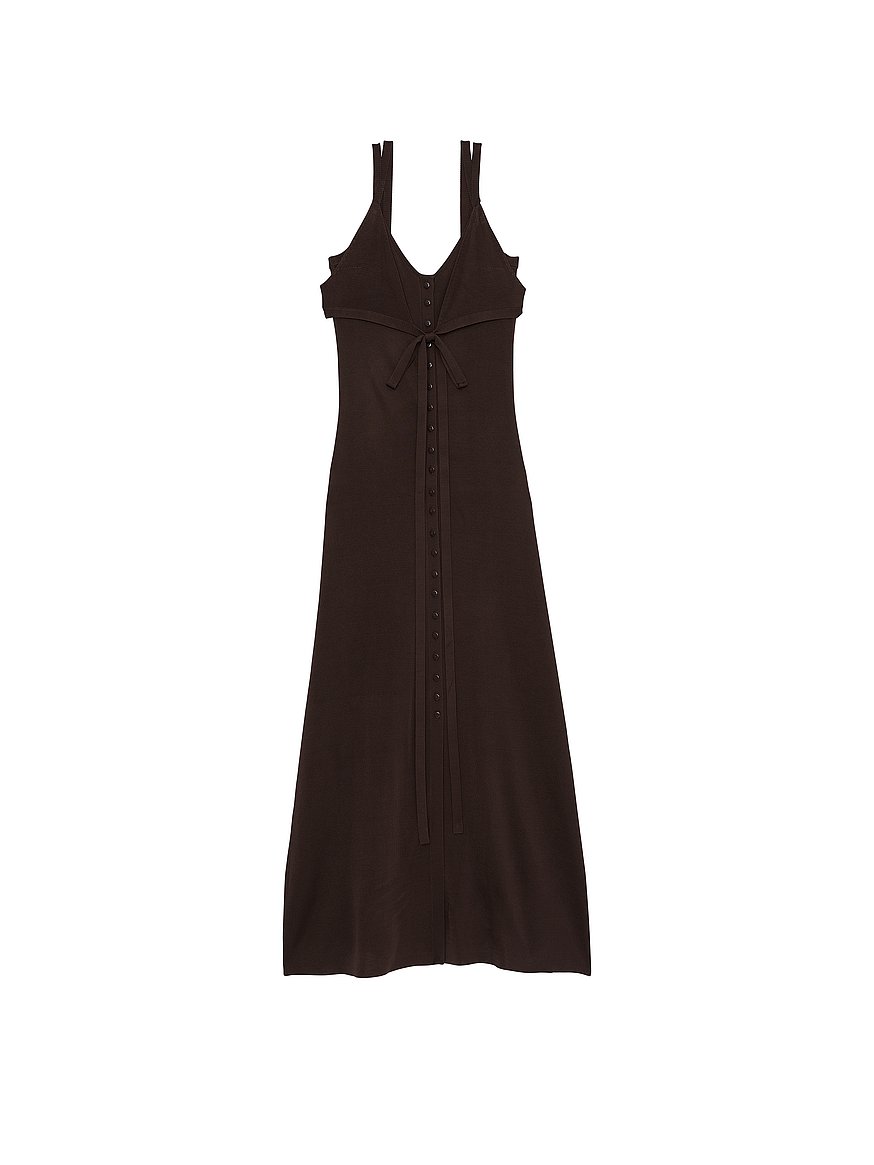 atelier victoria's secret x altuzarra knit button front long dress atelier victoria's secret x altuzarra knit button front long dress