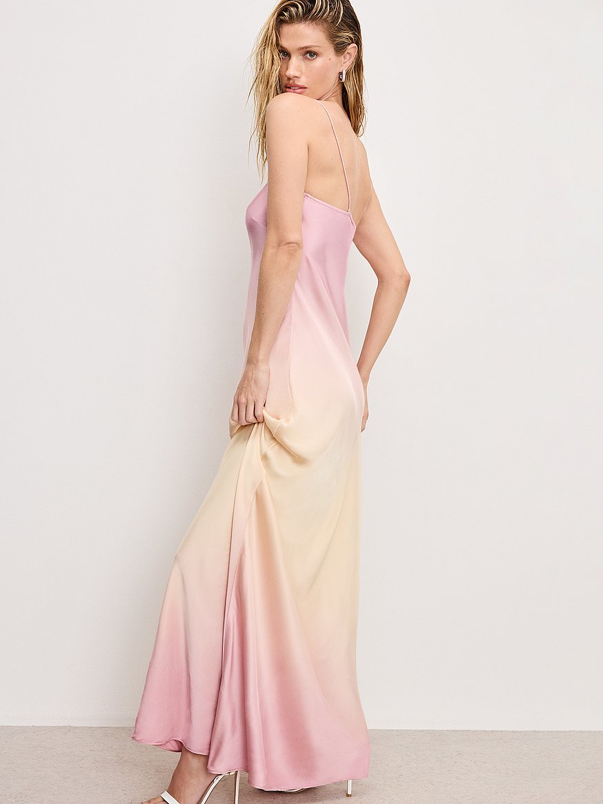 satin maxi slip dress satin maxi slip dress