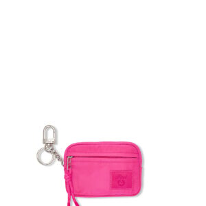 Home zip card holder keychain