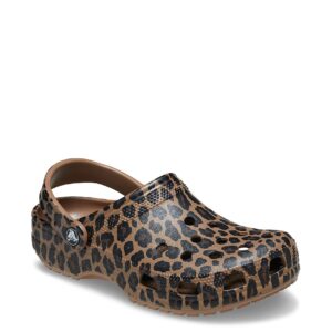classic leopard clog