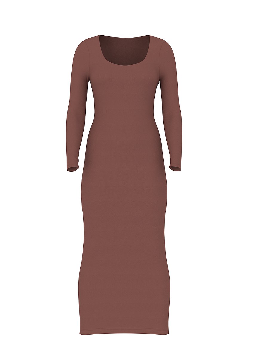 shapewear by victoria smoothing rib long sleeve maxi dress shapewear by victoria smoothing rib long sleeve maxi dress