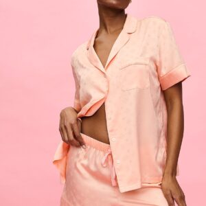Витрина signature satin short pajama set