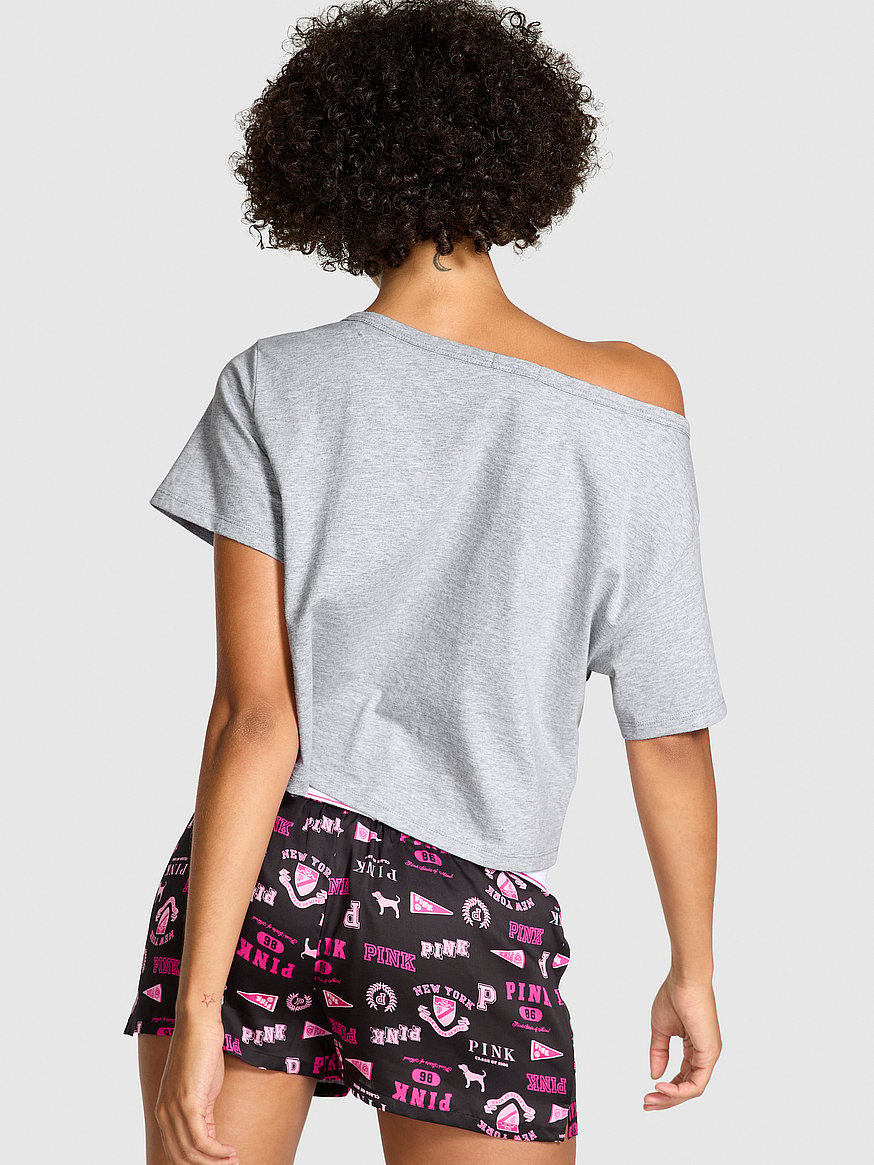 slouchy cropped sleepshirt slouchy cropped sleepshirt