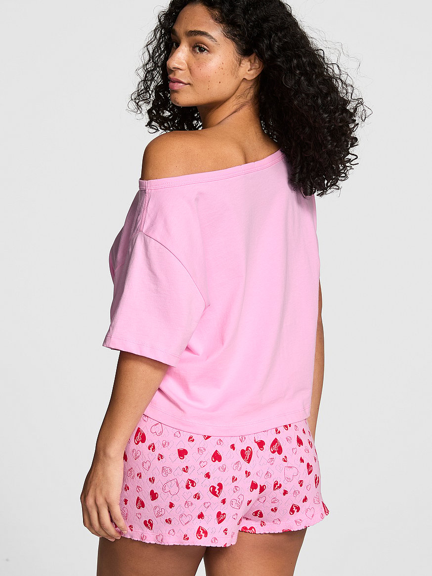slouchy cropped sleepshirt slouchy cropped sleepshirt