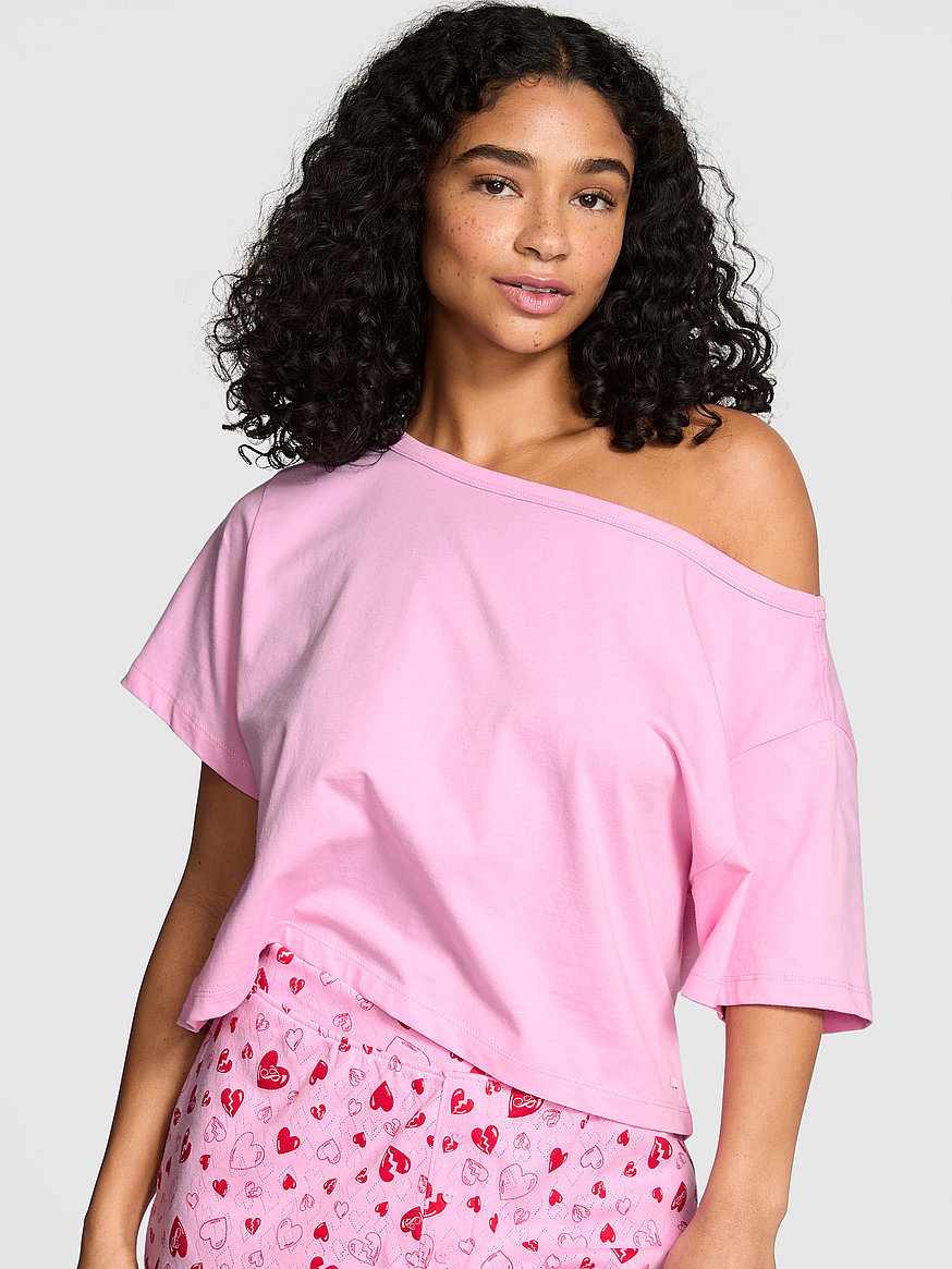 slouchy cropped sleepshirt slouchy cropped sleepshirt