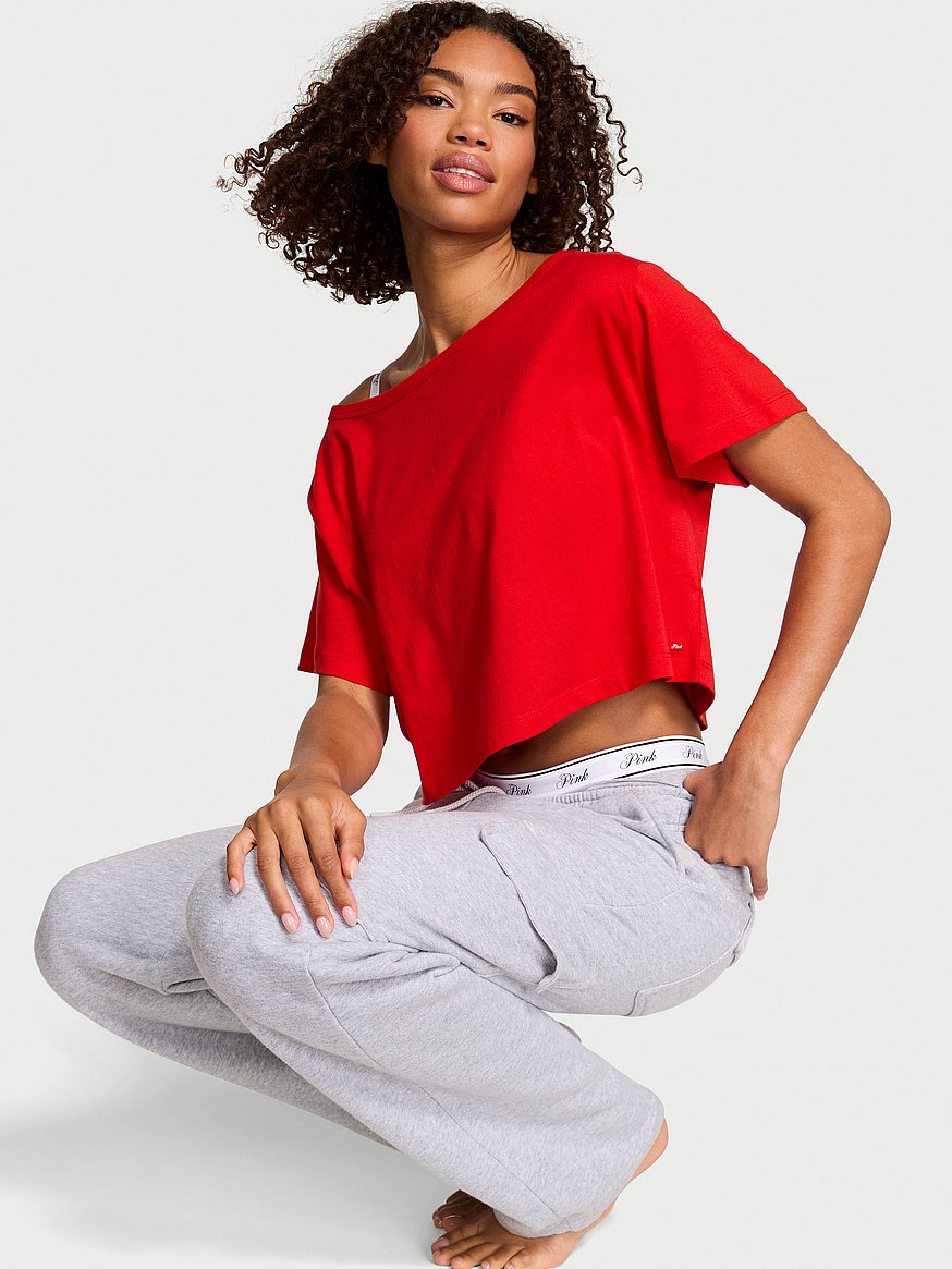 slouchy cropped sleepshirt slouchy cropped sleepshirt