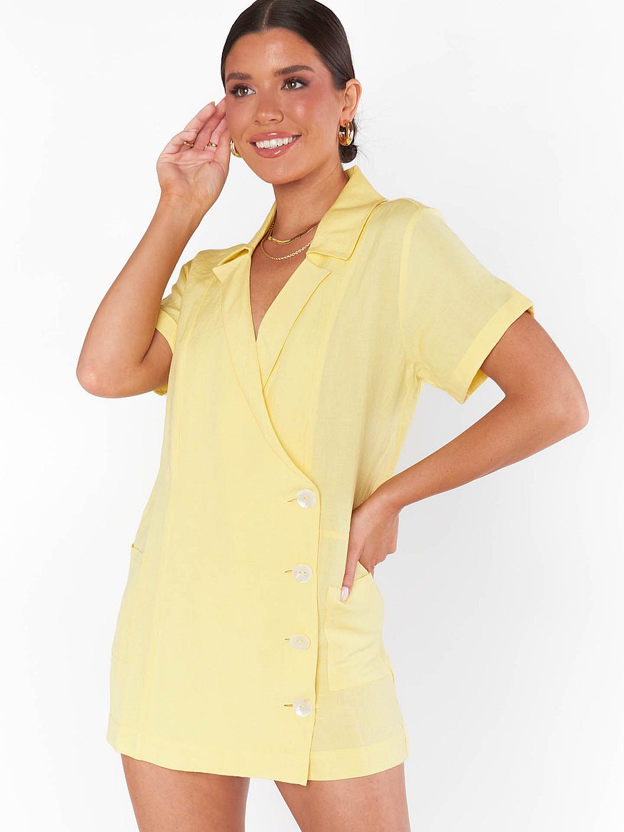 bicoastal blazer romper bicoastal blazer romper