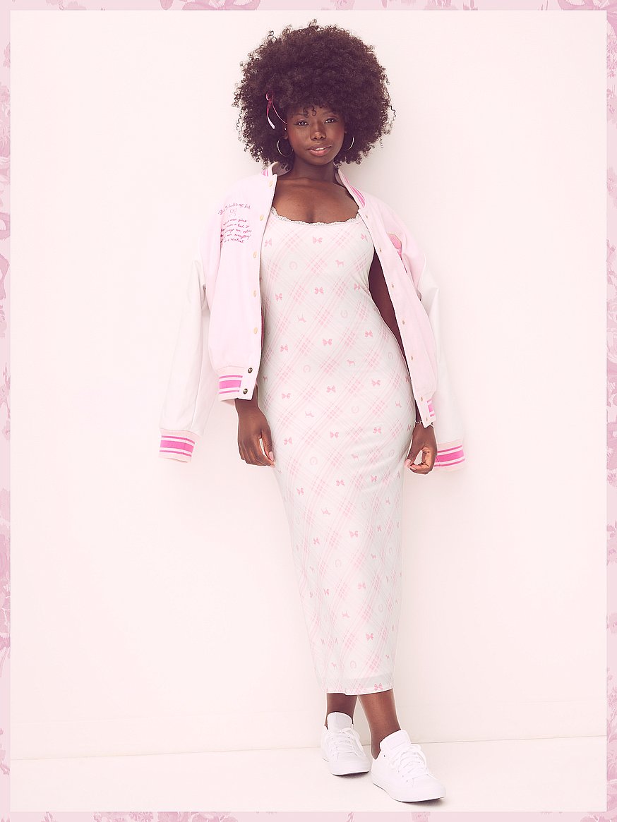 pink x loveshackfancy modal midi dress pink x loveshackfancy modal midi dress