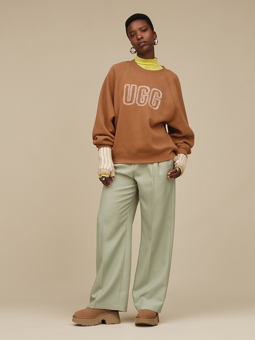 ugg logo crewneck ugg logo crewneck
