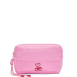 quilted puffer makeup bag