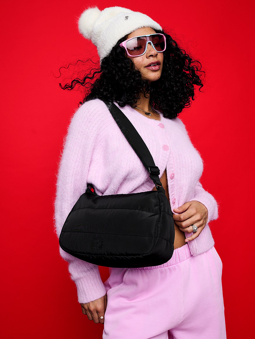 quilted puffer mini hobo bag quilted puffer mini hobo bag