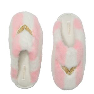 Витрина luxe plush closed toe slippers