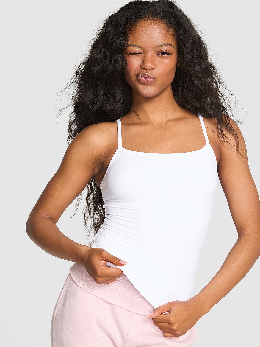 pink base stretch™ cami pink base stretch™ cami