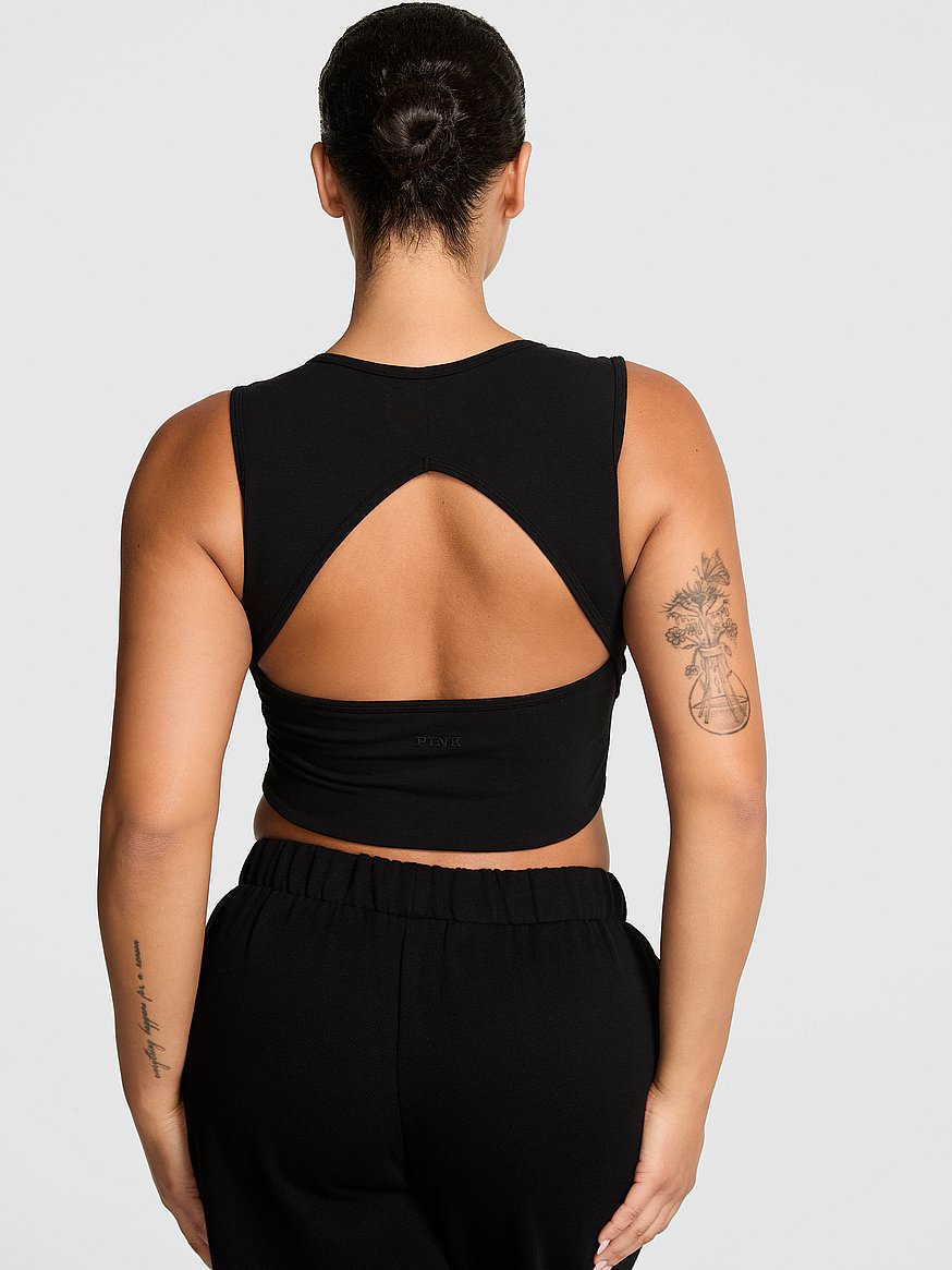 all day cotton™ henley scoop bra all day cotton™ henley scoop bra