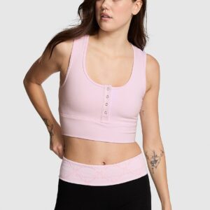 all day cotton™ henley scoop bra