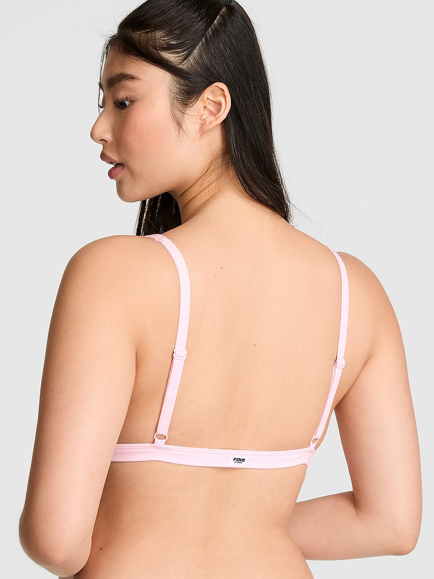 cotton dorm unlined plunge bralette cotton dorm unlined plunge bralette