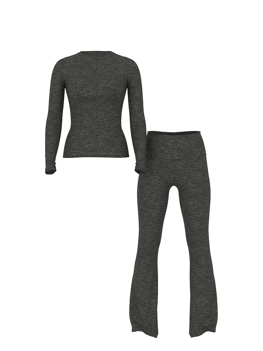 sosoft™ modal ribbed long lounge set sosoft™ modal ribbed long lounge set