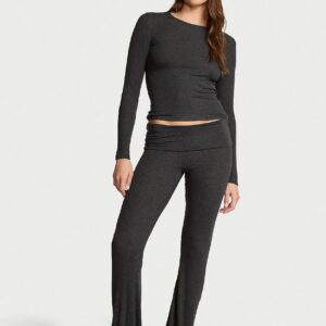sosoft™ modal ribbed long lounge set