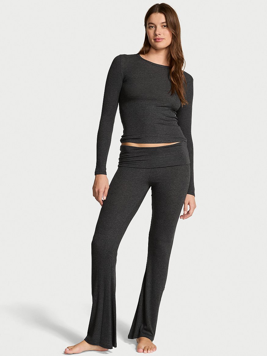 sosoft™ modal ribbed long lounge set sosoft™ modal ribbed long lounge set