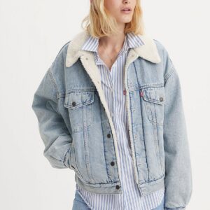 90s cozy trucker jacket