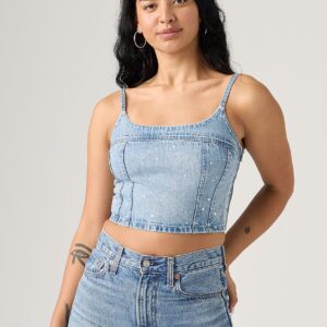 levi's® jadine denim cami tank