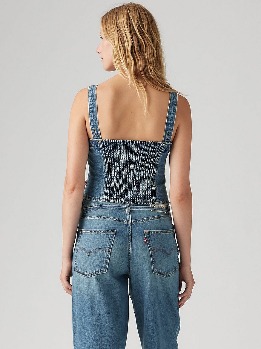 levi's® sculpted bustier top levi's® sculpted bustier top