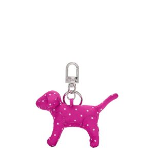 Home pink micro dog™ keychain charm