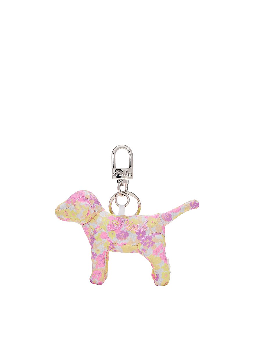 pink micro dog™ keychain charm pink micro dog™ keychain charm
