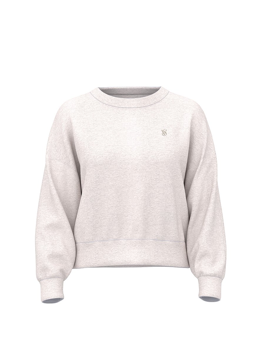 off duty terry crop crewneck sweatshirt off duty terry crop crewneck sweatshirt
