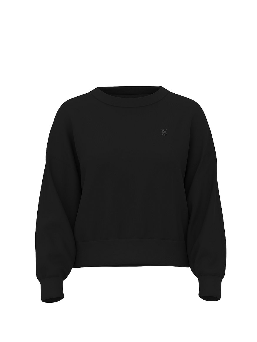 off duty terry crop crewneck sweatshirt off duty terry crop crewneck sweatshirt