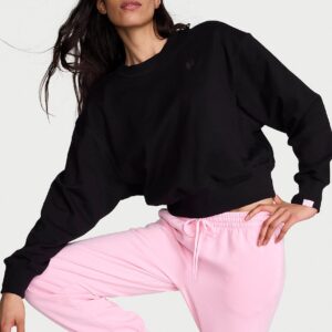 Витрина off duty terry crop crewneck sweatshirt
