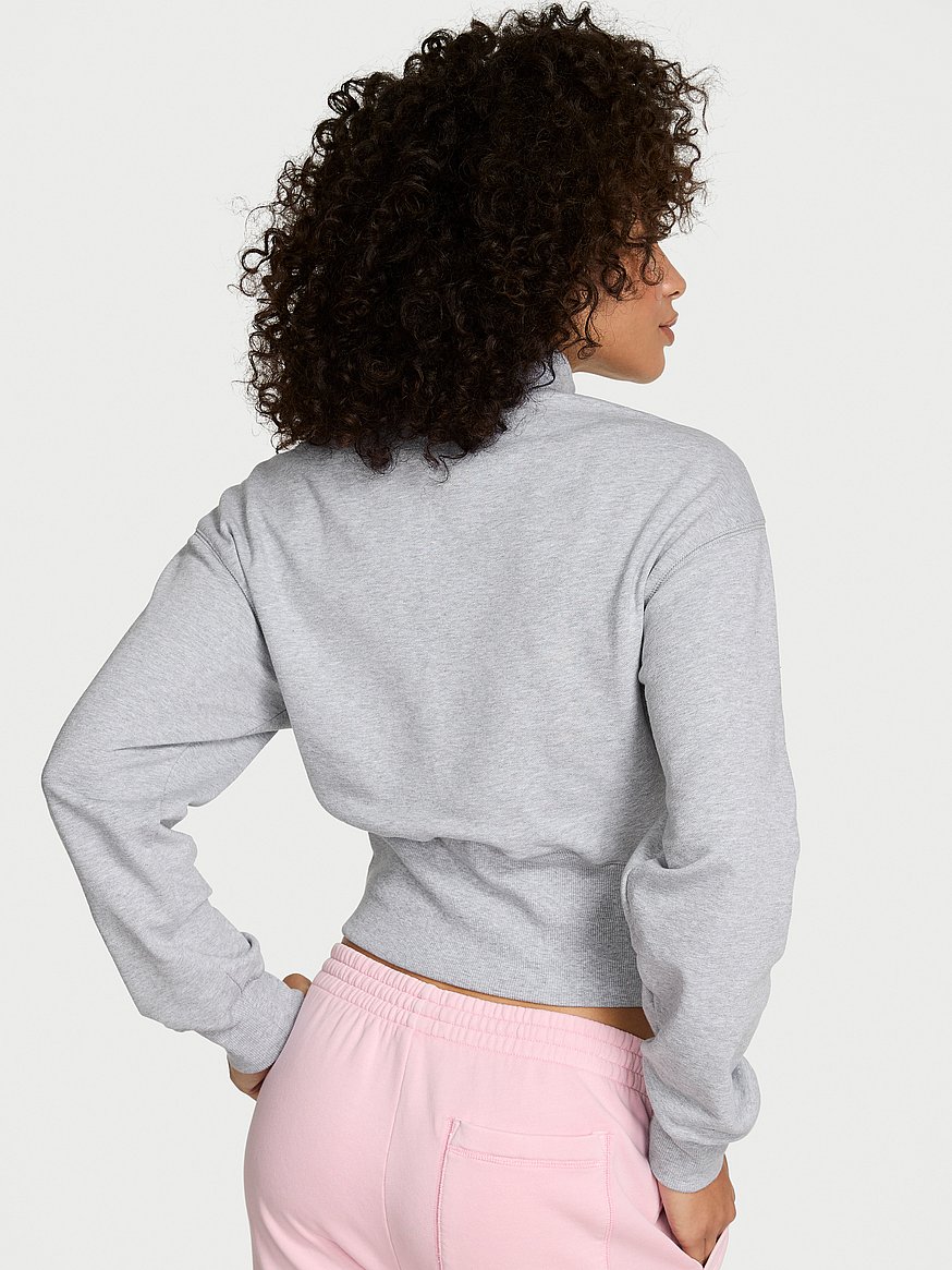 off duty terry fitted half zip sweatshirt off duty terry fitted half zip sweatshirt