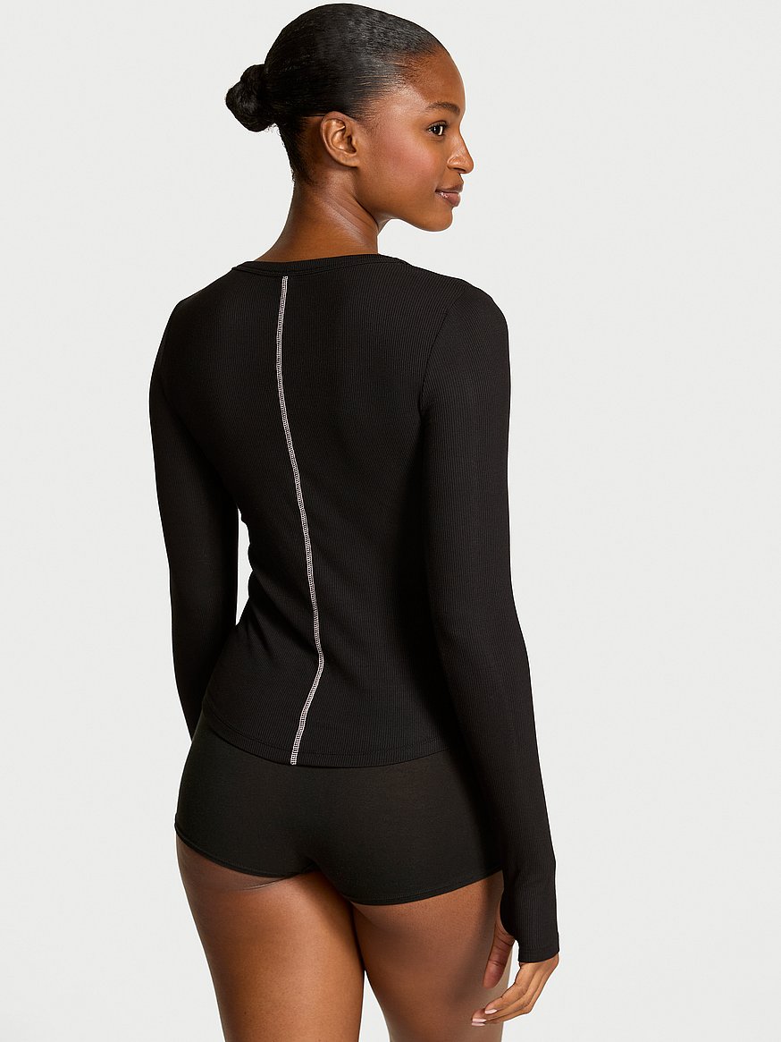 vs iconic rib long sleeve tee vs iconic rib long sleeve tee