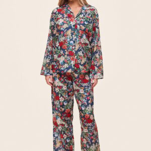 holly cotton full length pj set