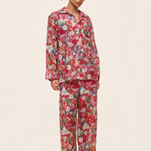 holly cotton full length pj set