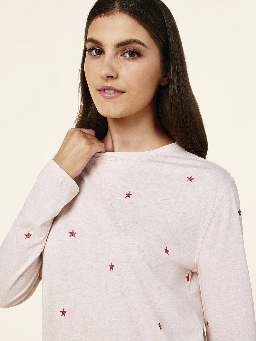 jada stars cotton pj set jada stars cotton pj set