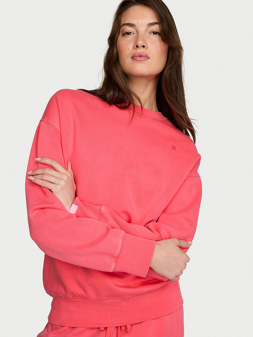 iconic fleece crewneck sweatshirt iconic fleece crewneck sweatshirt
