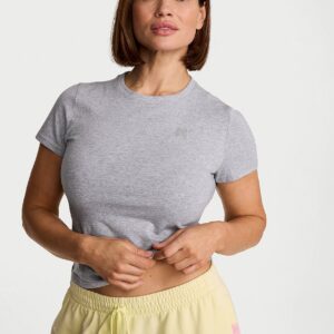 stretch cotton fitted tee