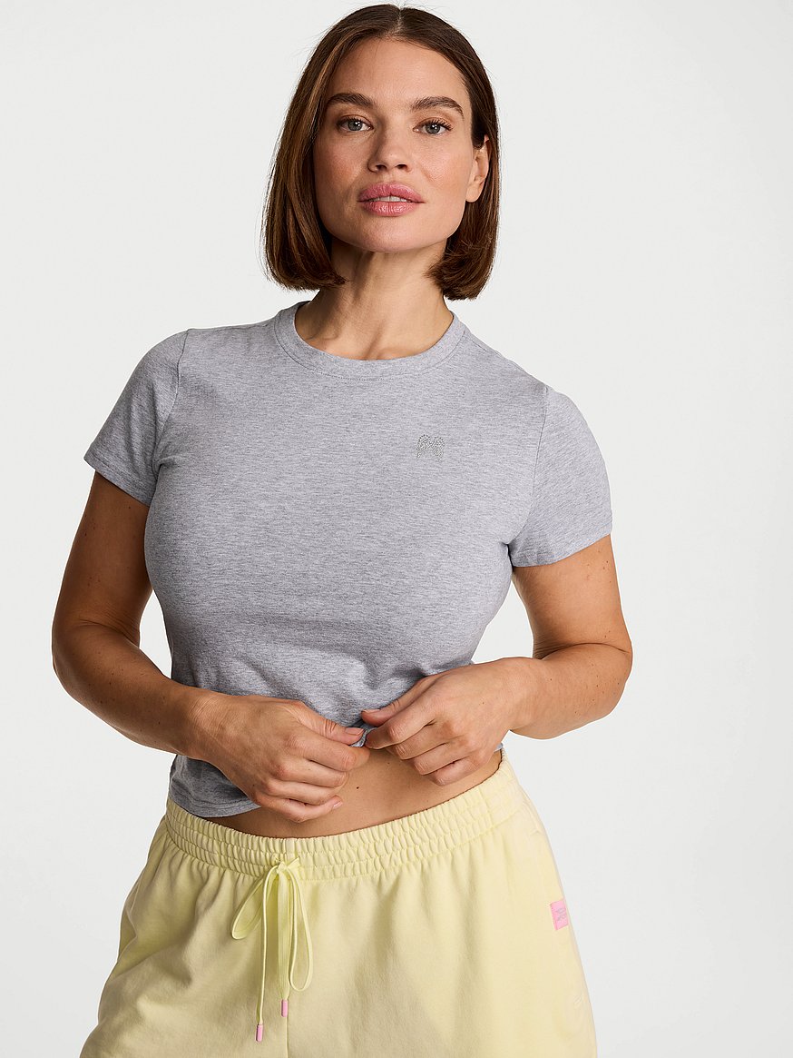 stretch cotton fitted tee stretch cotton fitted tee