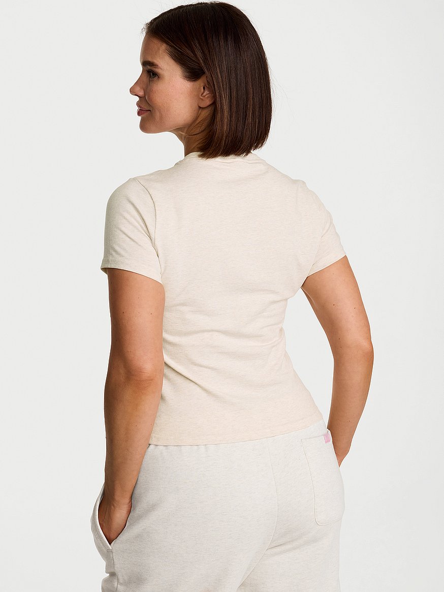 stretch cotton fitted tee stretch cotton fitted tee
