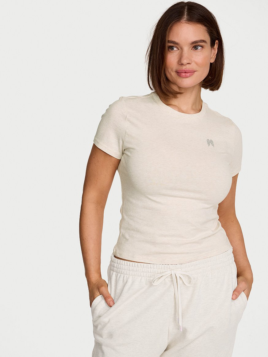 stretch cotton fitted tee stretch cotton fitted tee