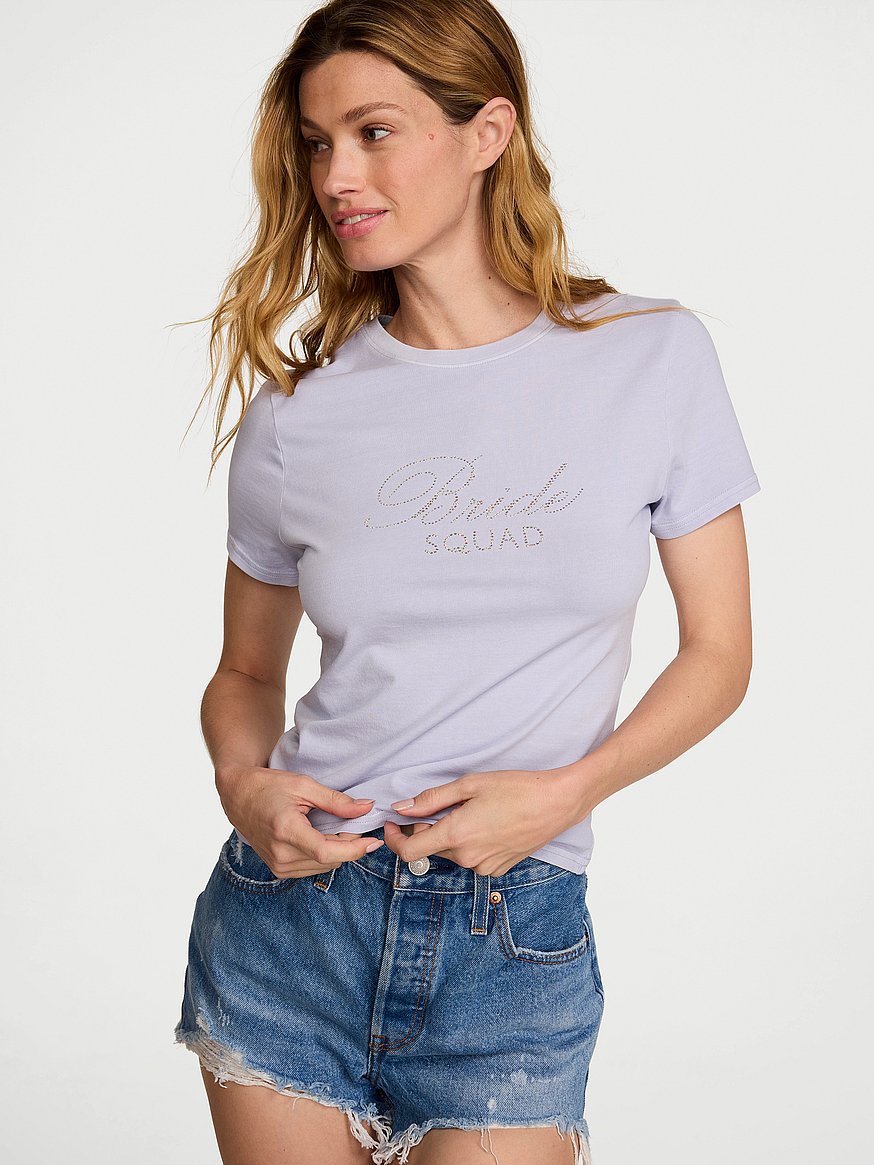 stretch cotton fitted tee stretch cotton fitted tee