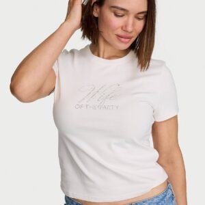 Витрина stretch cotton fitted tee