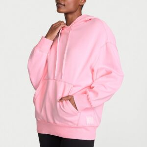 Home iconic fleece relaxed hoodie