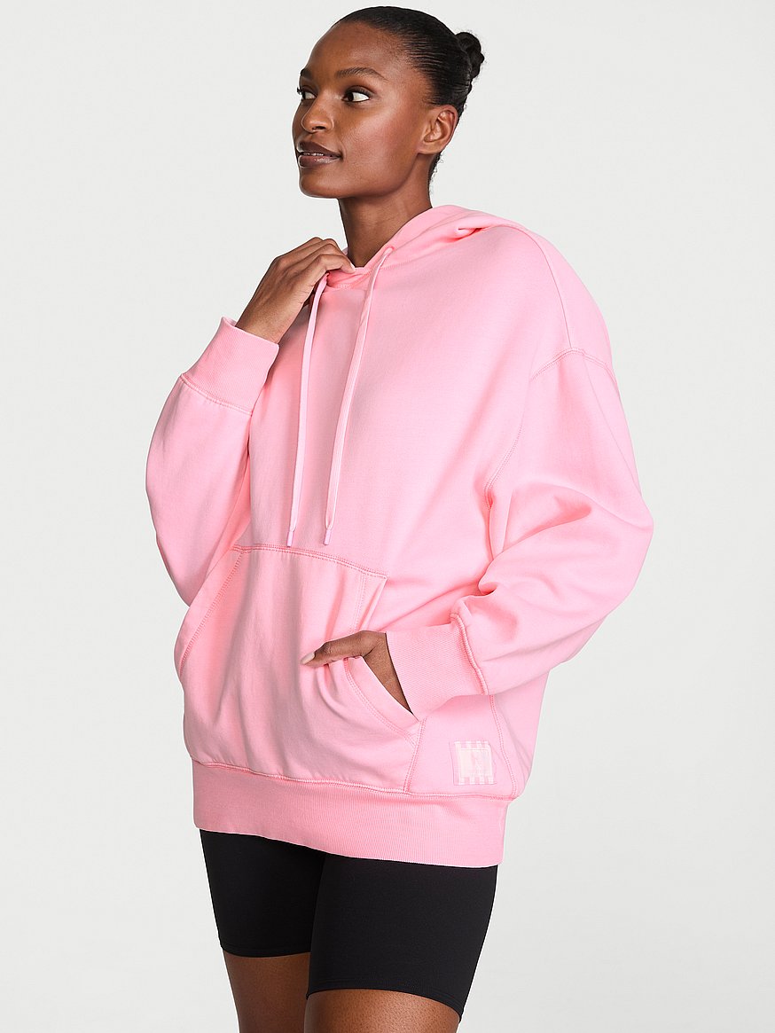 iconic fleece relaxed hoodie iconic fleece relaxed hoodie