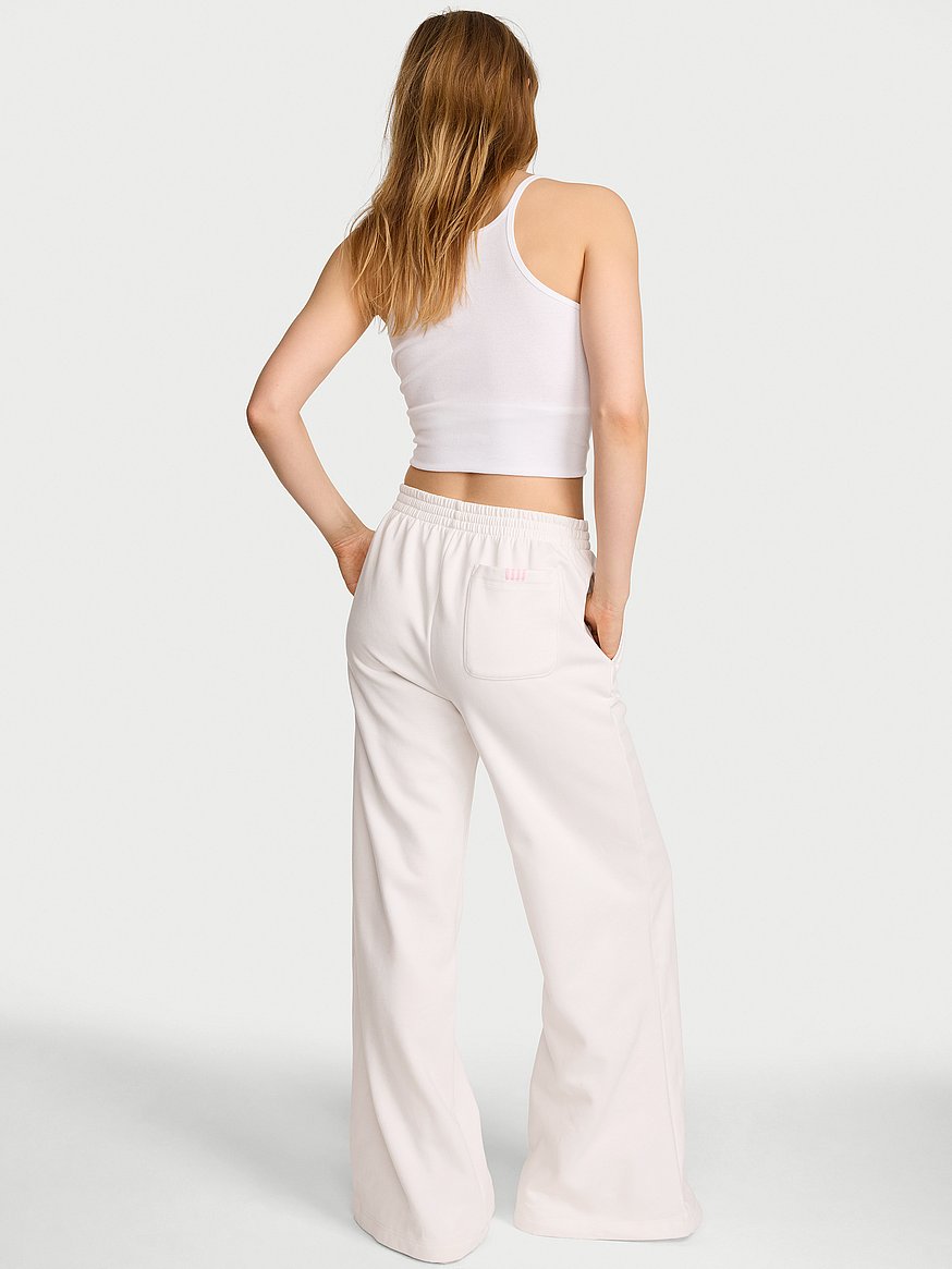 iconic fleece wide leg sweatpant iconic fleece wide leg sweatpant