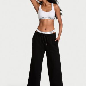 iconic fleece wide leg sweatpant