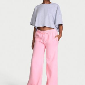 Home iconic fleece wide leg sweatpant