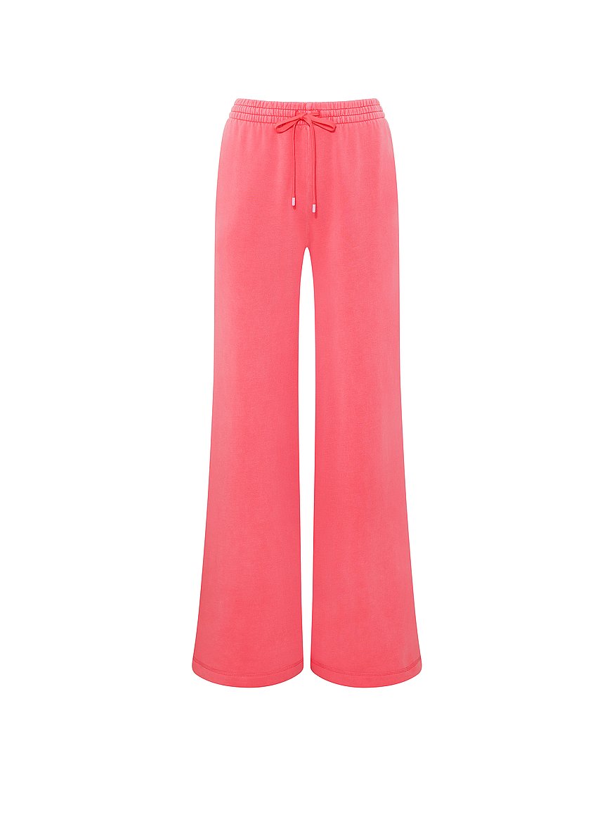 iconic fleece wide leg sweatpant iconic fleece wide leg sweatpant